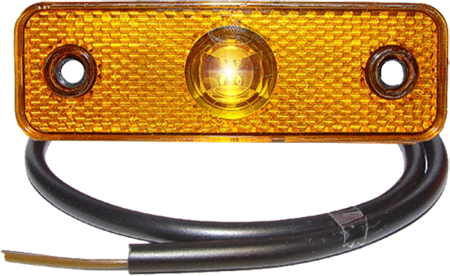 Sidomarkeringsljus PRO-REP, Gul, 24V